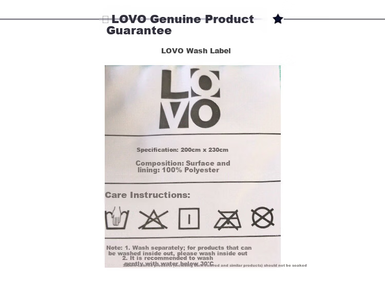 LOVO, A Brand Under Luolai, Home Textiles, Flannel Duvet Cover, Winter Thickened Milk Velvet Quilt Cover, Bedding, 1.5 Meters 24