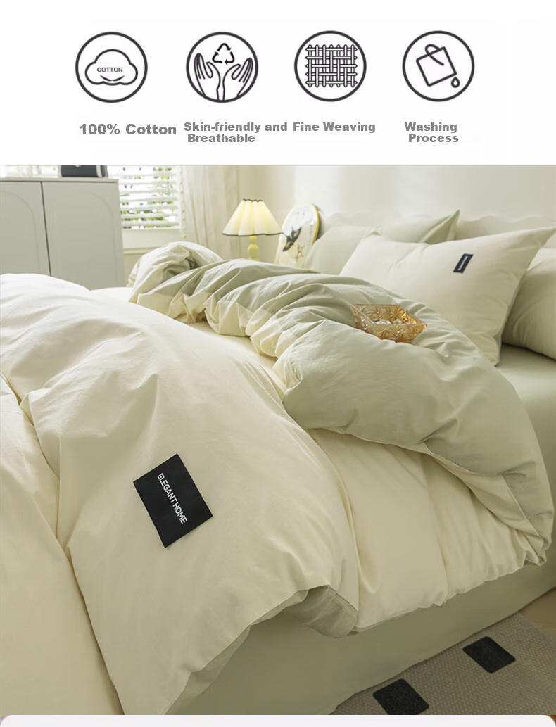 Miiow 100% Xinjiang Cotton Pure Cotton Duvet Cover Single Student Dormitory Bedding 180*220cm 8