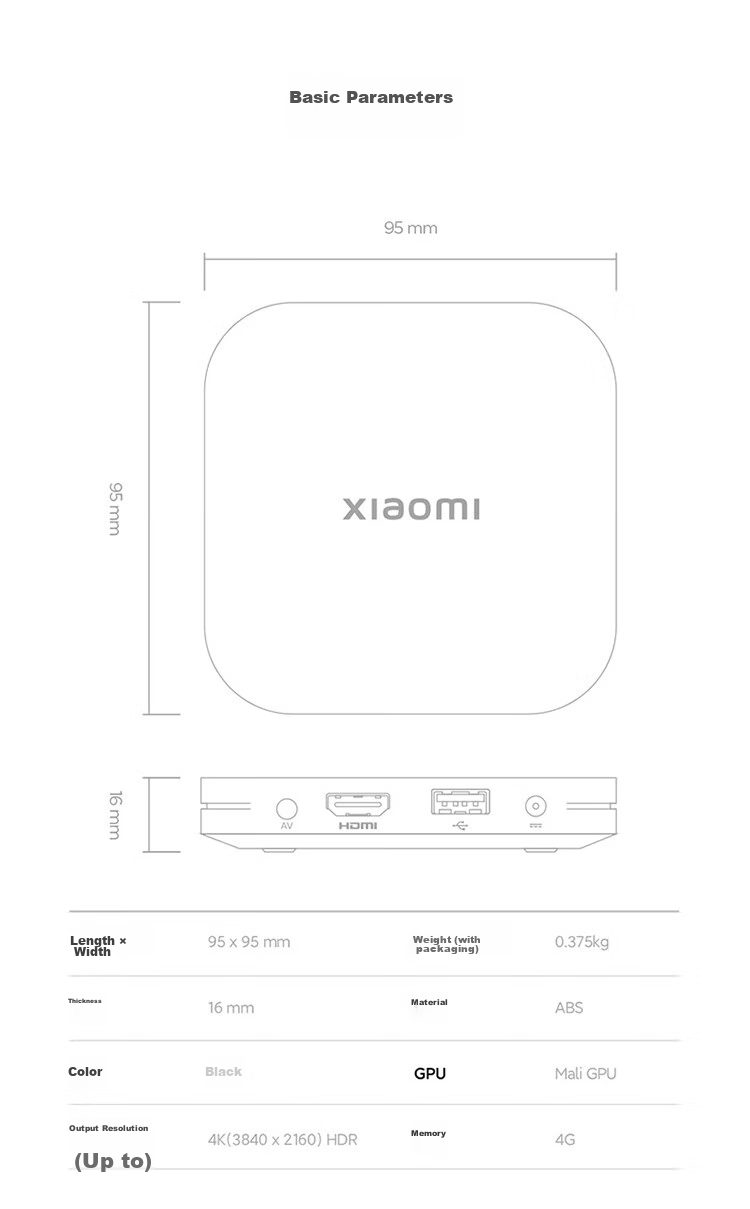 MI Box 4S MAX 4K Flagship Smart Voice Set-Top Box, Bluetooth Voice Remote Control, Mobile Wireless Screen Casting, 64-Bit Quad-Core High-Performance Processor MDZ-30 13