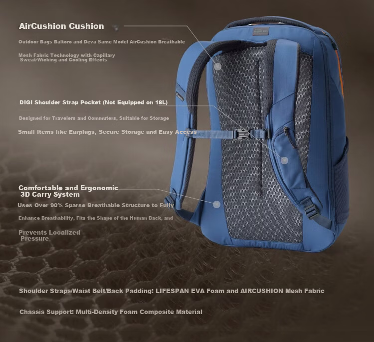 GREGORY Cloud Trekking Backpack, 20L Outdoor Hiking Bag, Climbing Lightweight Breathable Backpack for Men, 40J 2