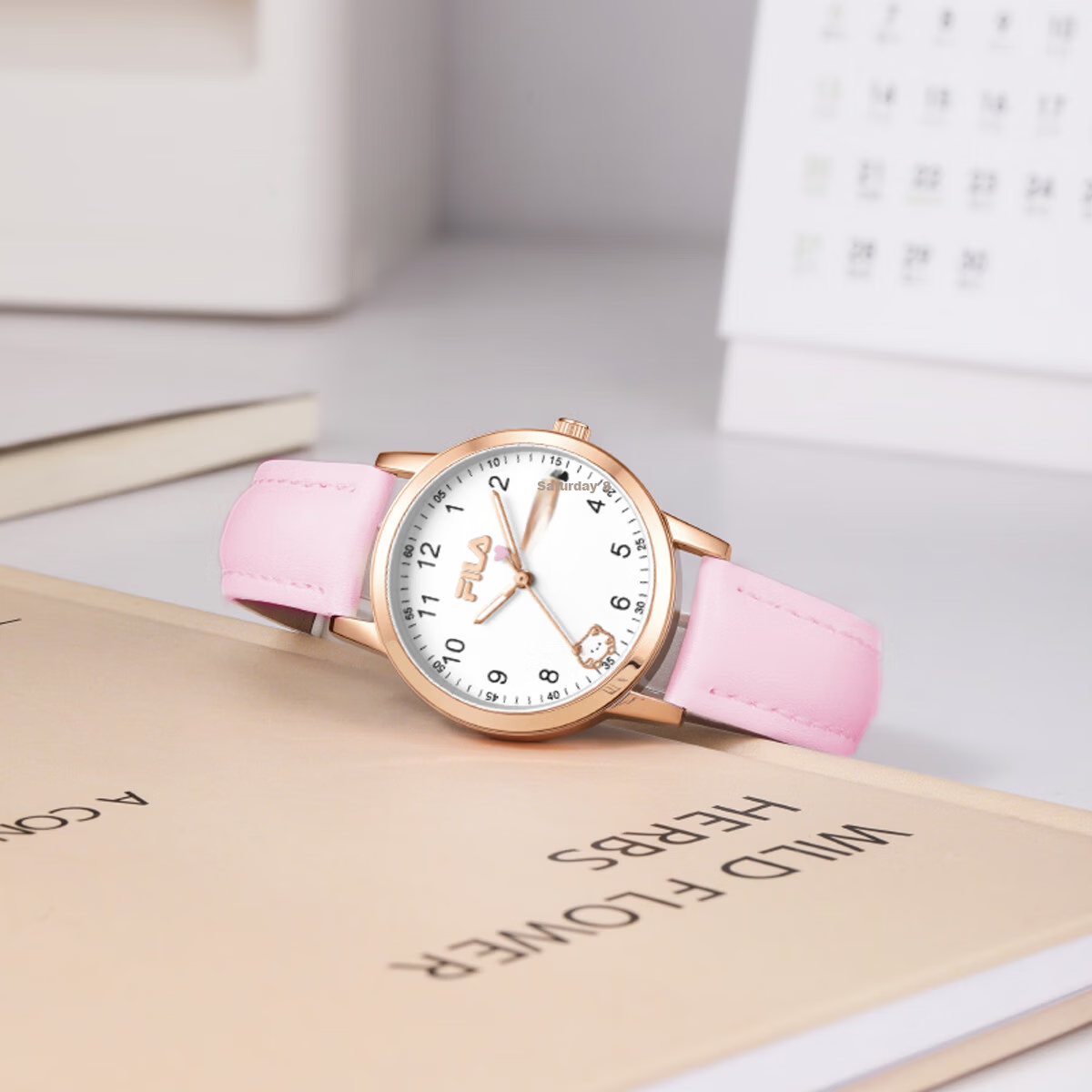 FILA Women's Watch for High School and Middle School Students Dual Calendar Exam Watch Birthday Gift for Girls Model 6739-102