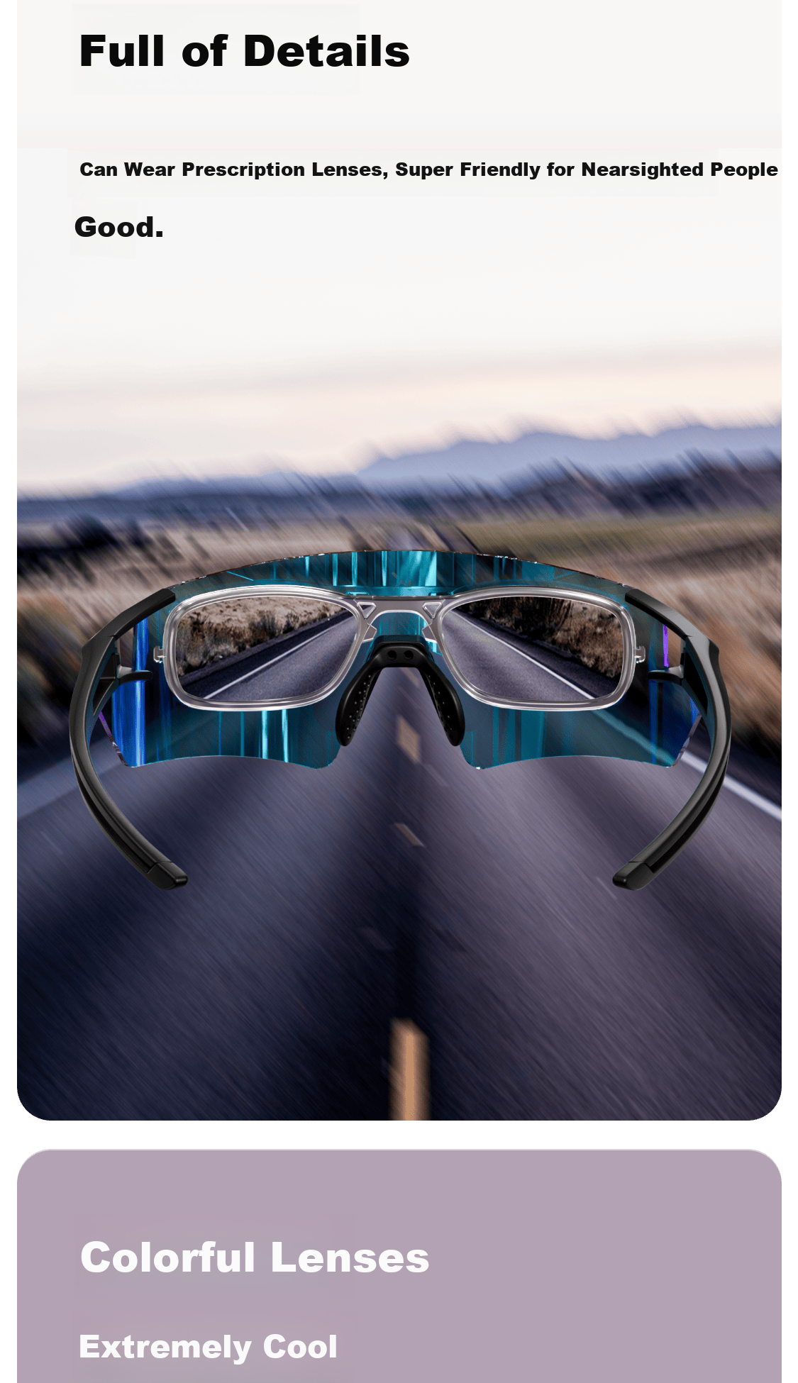Keep Day and Night Dual-Use Color-Changing Cycling Goggles Marathon Outdoor Windproof Sandproof Road Bike Coated Mercury Lens 12