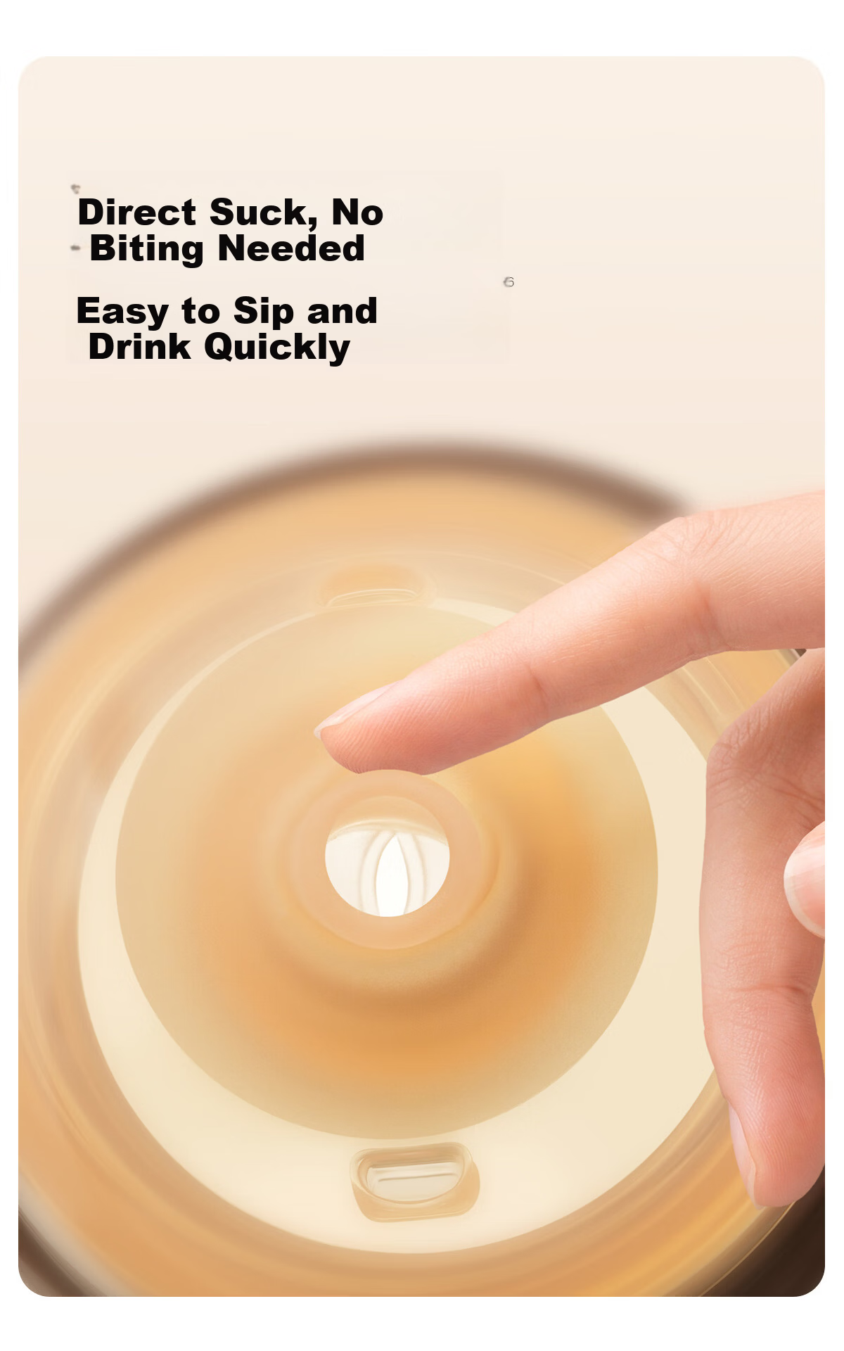 Shixi Straw Nipple [Special for Breastfeeding Bottle] (Gravity Ball Installable for 12 Months and Above) 5