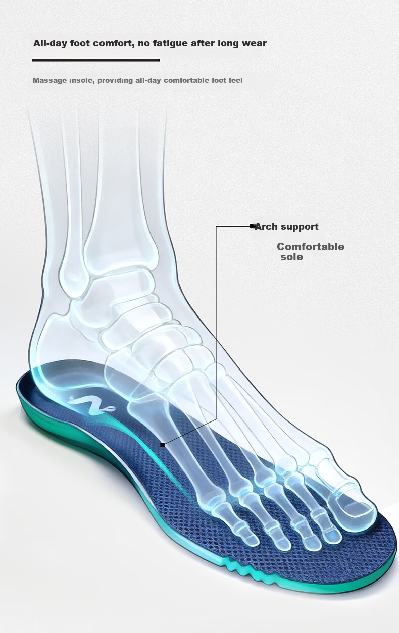 Erke Men's Sneakers 2026 Summer New Comfortable Breathable Thick Sole Height Increasing Casual Sports Shoes | Yibu 15