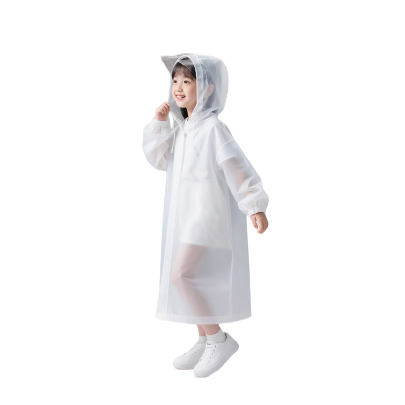 40,000 KM Disposable Raincoat Portable Outdoor Travel Mountaineering Children's Long Thickened Full-Body Waterproof Rain Poncho