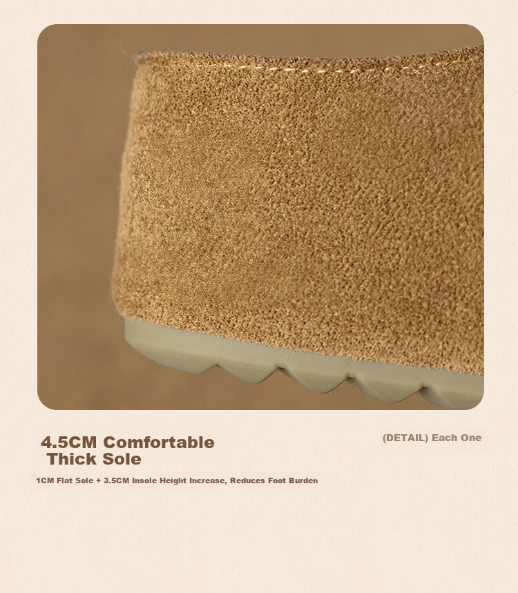 ZHR Cork Birkenstock Style Half Slippers Women Vintage Slip-On Platform Thick Sole Shoes JT215 Camel Size 38 11