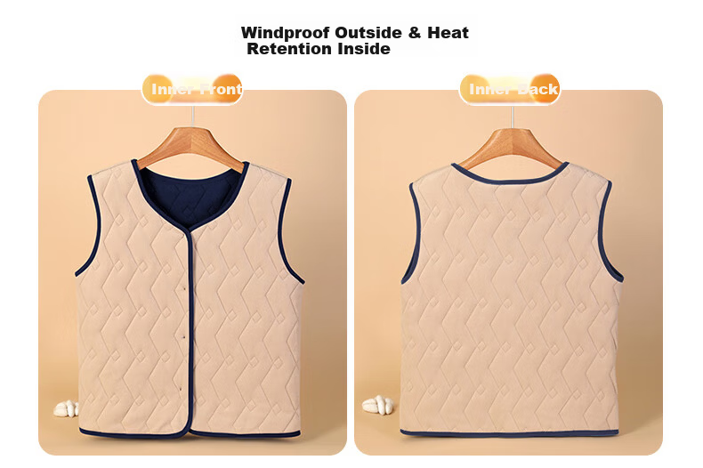 Langsha 100% Wool Thermal Vest for Men 2026 New Autumn Winter Antibacterial Fleece Thickened Inner Wear Vest for Middle-aged and Elderly 18