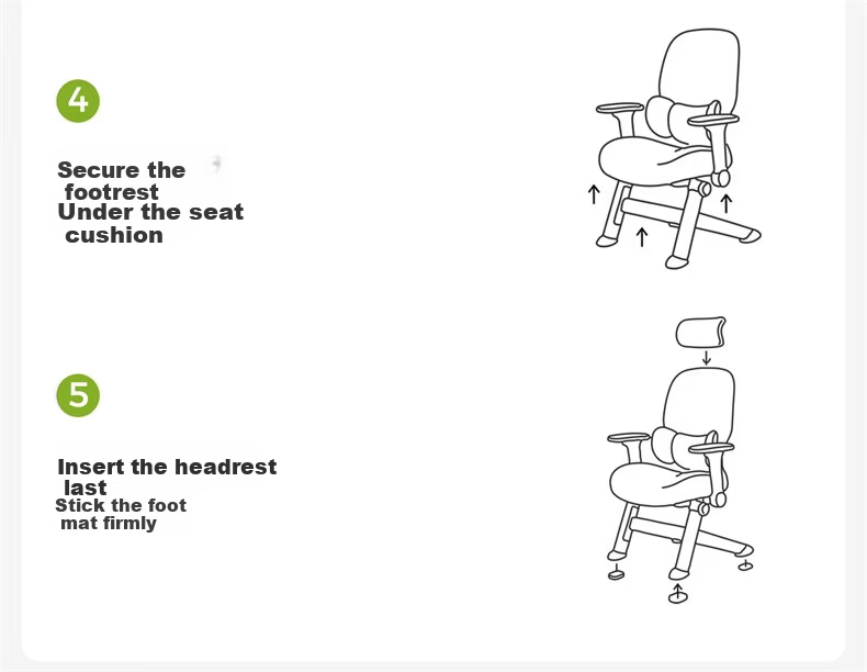 Xige X19ypro Ergonomic Study Chair Desk Chair Computer Chair for High School Students Youth Home Writing Desk Chair 26