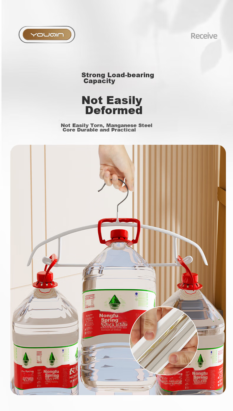 YOUQIN Non-Slip Clothes Hanger for Home Use, Anti-Scratch Children's Drying Rack, Clothes Drying Hanger with Shoulder Protectio 4