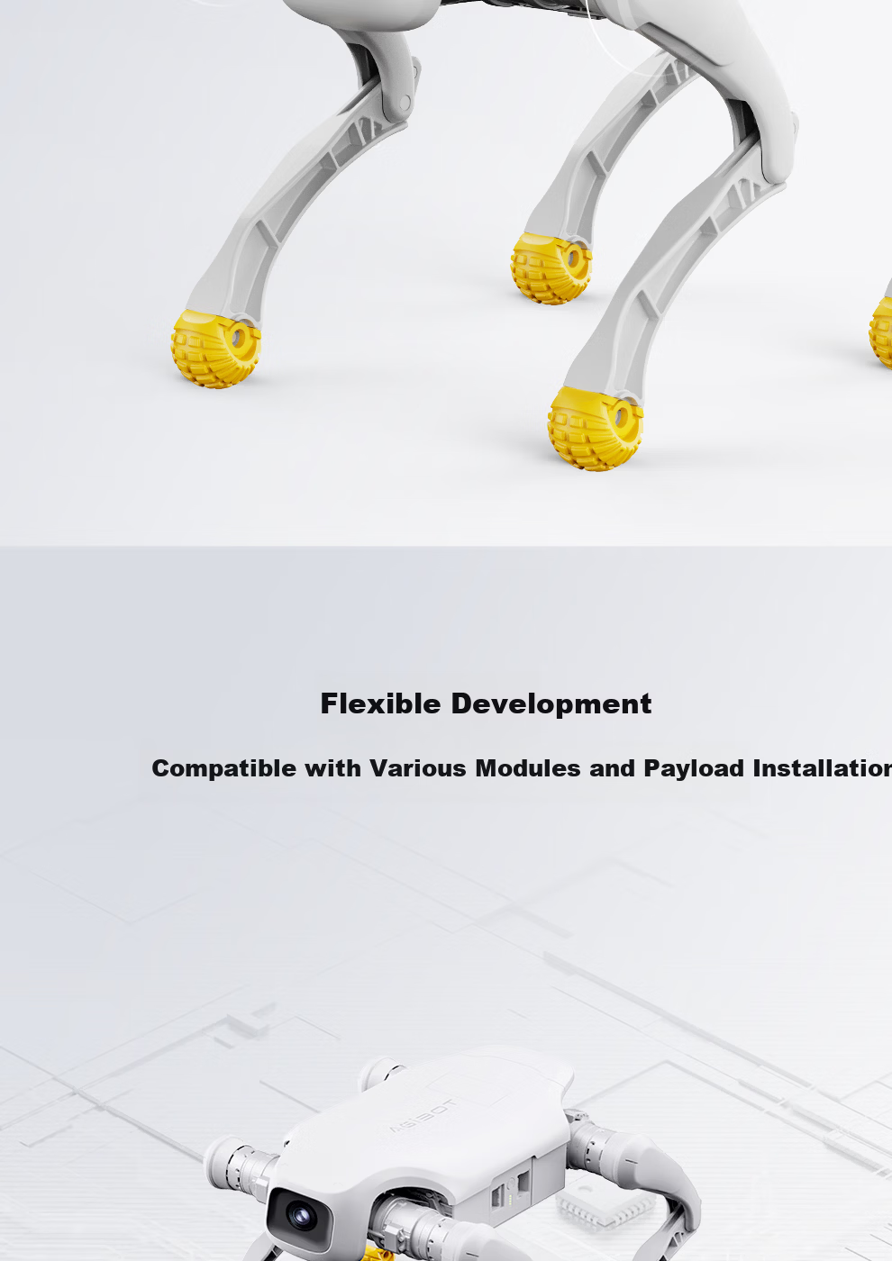 Zhiyuan Robot AGIBOT Kuto D1 Pro Quadruped Robot AI Robotic Dog Embodied Intelligent Electronic Pet Bionic Companion 3