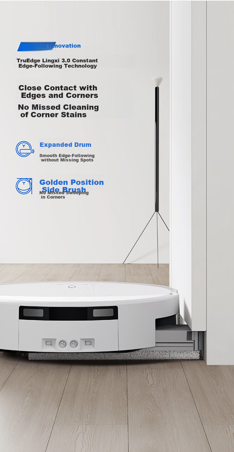 Ecovacs T90 PRO Robot Vacuum Cleaner - New Release, 4-in-1 Vacuum, Mop, Wash, Dry with Automatic Cleaning, Dust Collection, Hot Water Mop Washing, Hot Air Drying, Drum Water Washing, and Water Supply  20