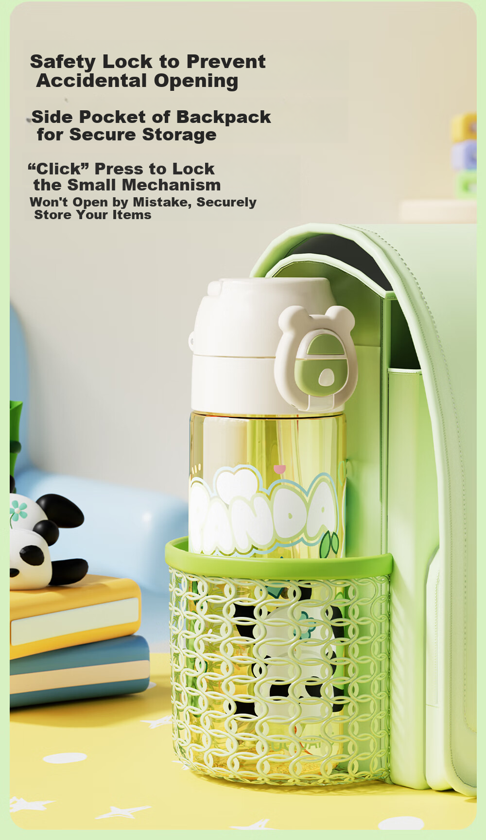 FGA Fugang Children's Plastic Cup Large Capacity Sports PPSU Straw Summer Unisex Student High-Value Water Bottle Cup 8