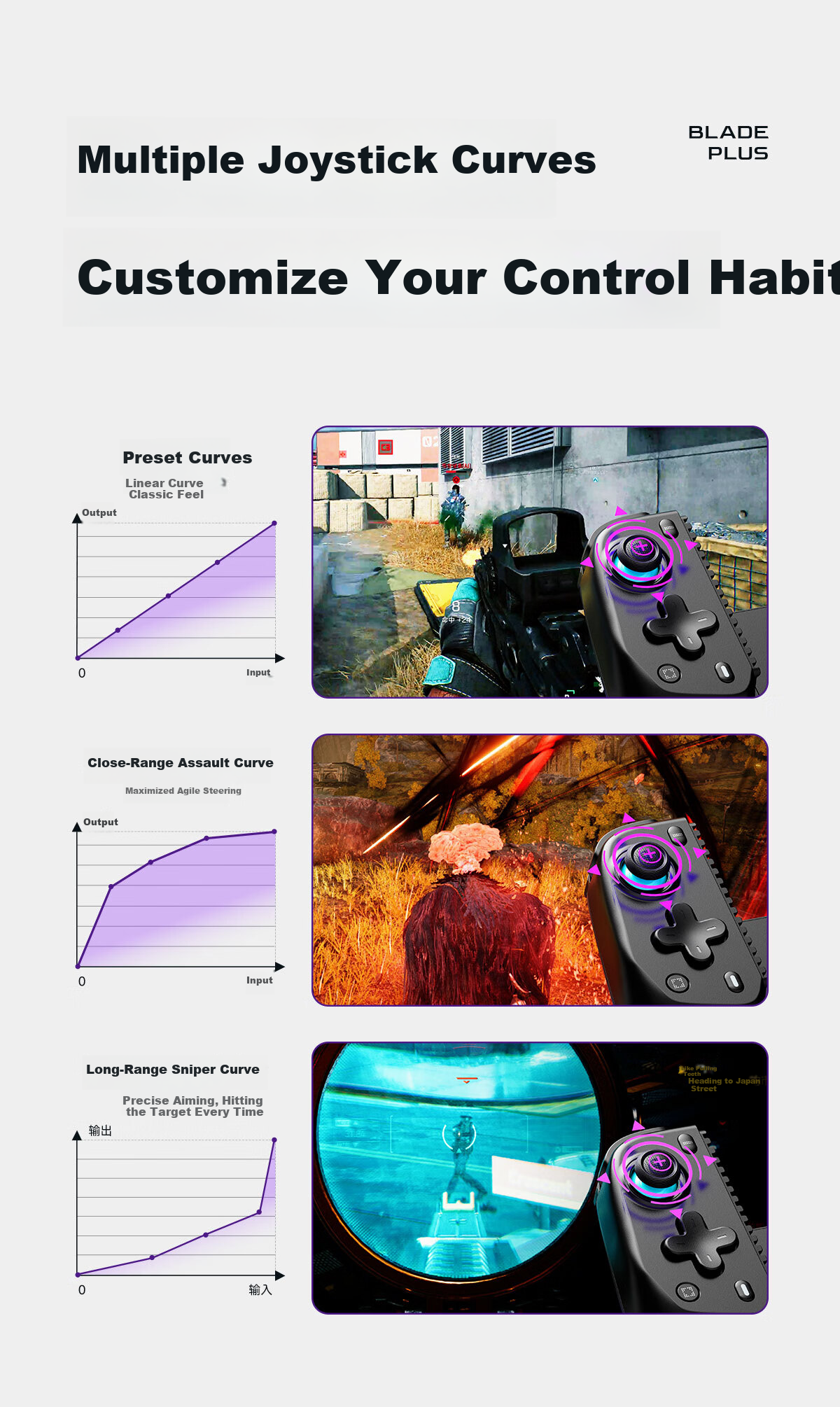 Leadjoy Wind Blade Plus Stretch Gaming Controller Compatible with Streaming PC Android iOS Tablet Nintendo Switch Motion Sensor Pokémon ZA 8