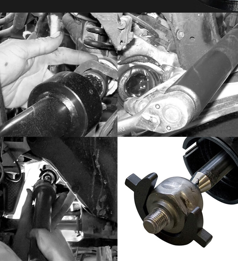 Kuanteng 13-Piece Steering Inner Ball Joint Extractor Removal Tool Steering Tie Rod Wrench Chassis Repair 5