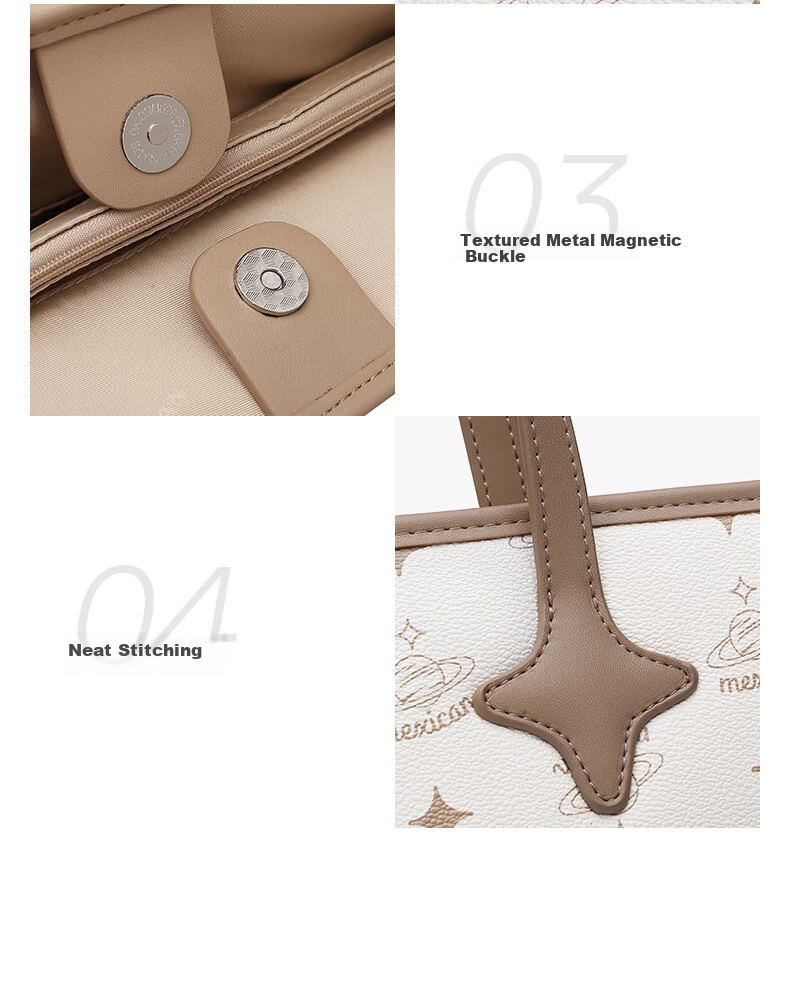MEXICAN Handbag, Women's Large Capacity Tote Bag, Light Luxury Versatile Shoulder Bag, 2026520 Valentine's Day Gift for Wife Or Girlfriend 5