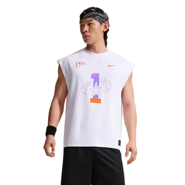 Nike Men's Sports Vest Summer New Basketball Casual Sleeveless T-Shirt IR6280-100 White L