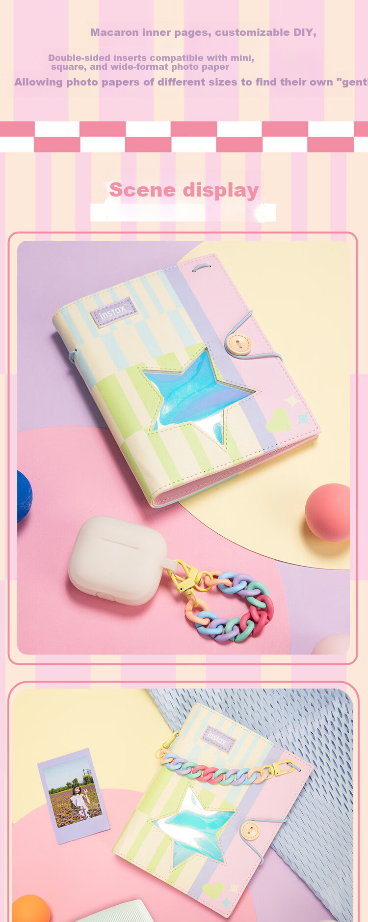 INSTAX Fujifilm Instax Mint Star DIY Photo Album 4
