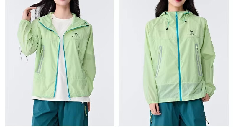CAMEL 【Muguang ICON】Outdoor Sun Protection Jacket Women 2026 Spring Summer Cooling Breathable Moisture-Permeable Durable Jacket Men O006 11