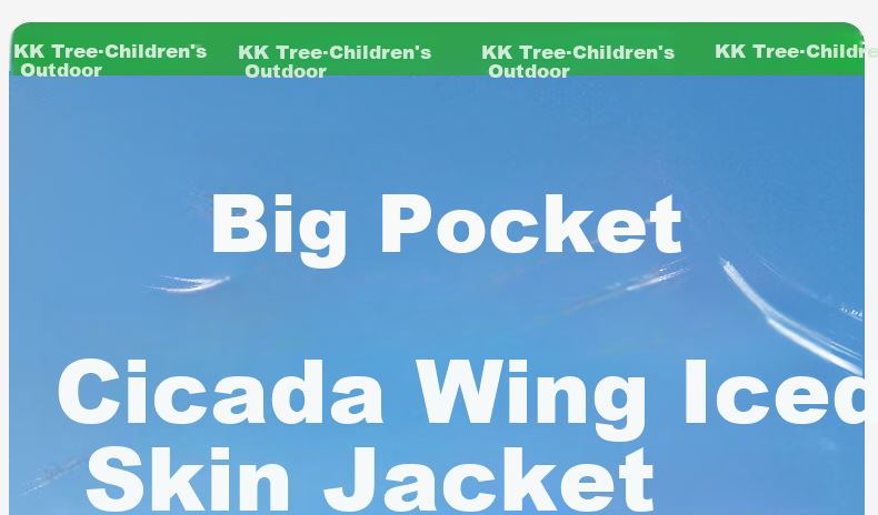 Kocotree KK Tree Kids Sun Protection Jacket Cooling Breathable Skin Jacket Baby Outdoor Lightweight Colorblock Large Pocket 3