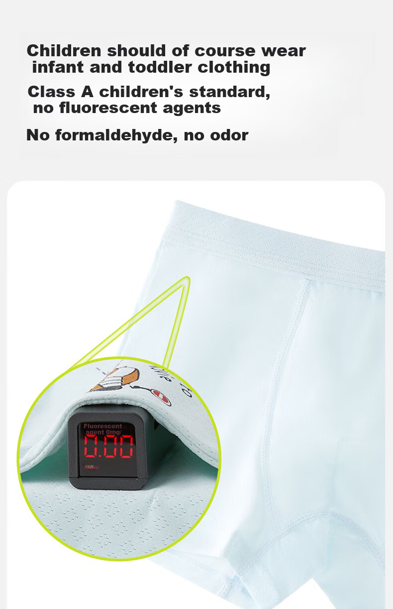 Mianqixiong Kids Boys Ice Silk Underwear Baby Boxer Shorts Summer Thin 4-Pack G009-XXXXL 15