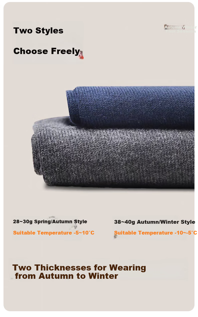Pierre Cardin Men's 100% Cotton Socks Four Seasons Antibacterial Odor-Resistant Mid-Calf Seamless Autumn Winter Business Cotton Socks Gift Box 10