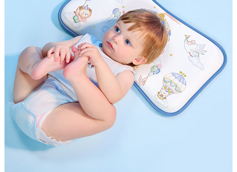 Betis Baby Pillow 0-6 Years Old Children's Pillow Cloud Slice Pillow Summer Breathable Baby Cooling Pillow Newborn Pillow Summer Party 43