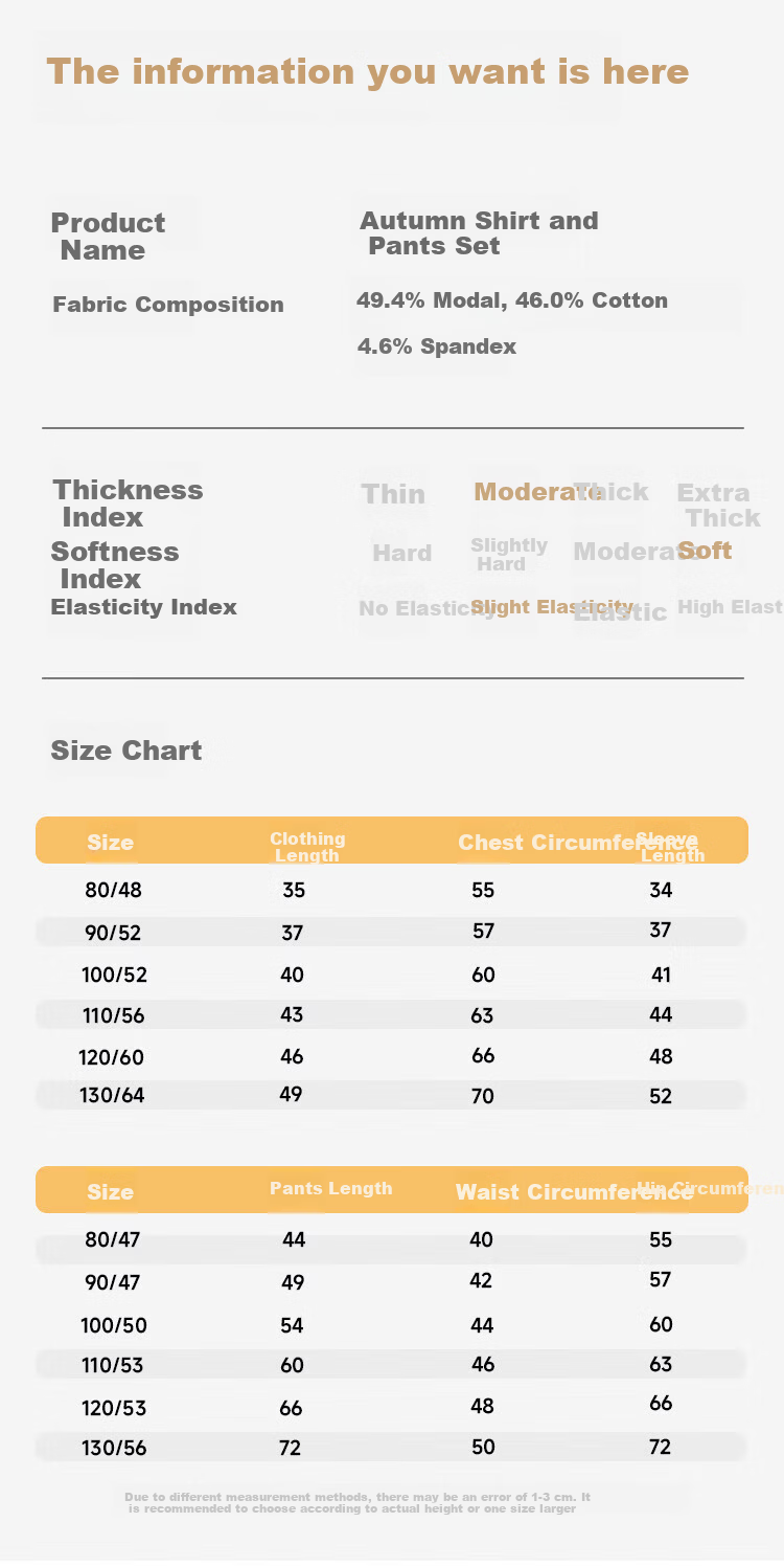 Aibedila Children's Sleepwear Boys and Girls Autumn Modal Cotton A-Class Long Sleeve Thermal Homewear Set 9