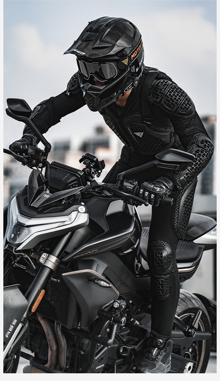 MOTOWOLF Motorcycle Crashproof Armor Suit Off-road Bike Riding Chest and Back Protective Gear Full Set 2