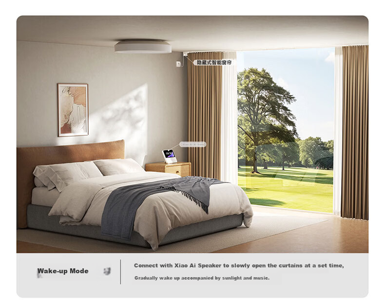 Mijia Hidden Smart Curtain Xiaomi Smart Electric Curtain Voice Control Smart Home Integration 19