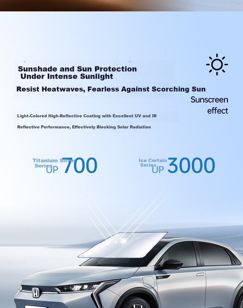 HONDA Original Car Sunshade Front Windshield Interior Heat Insulation Sunshade Ice Curtain Single Layer Accord Special 6