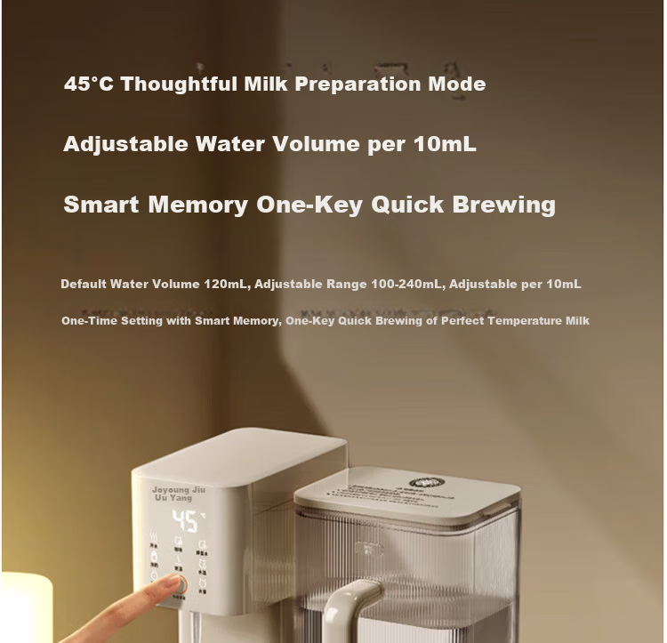Joyoung Household Instant Hot Water Dispenser Office Desktop Small Direct Drinking Machine Instant Hot Water Electric Kettle Milk Tea Multi-Temperature Adjustable Kettle JYW-WJ180 11