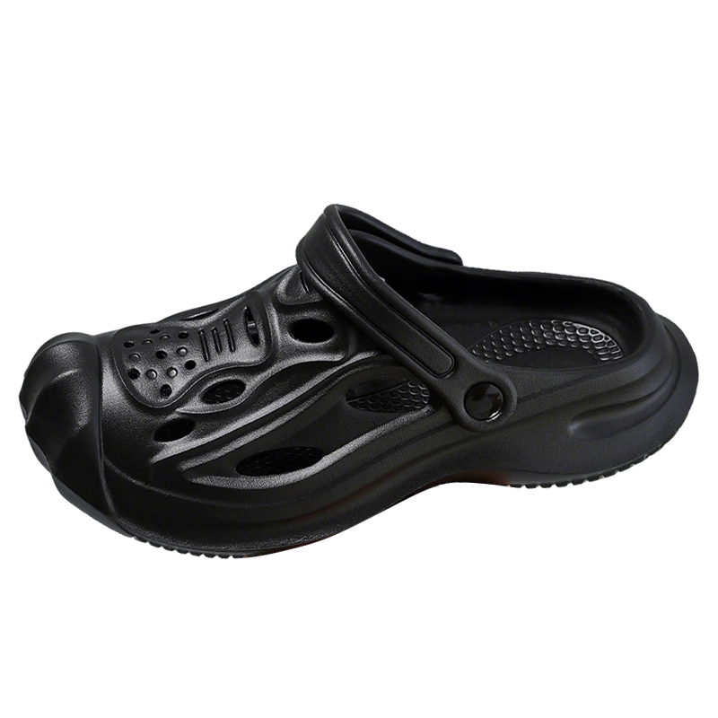 CARTELO New Men's Casual Open-Toe Sandals Summer Outdoor Clogs NE01 Black Size 44-45