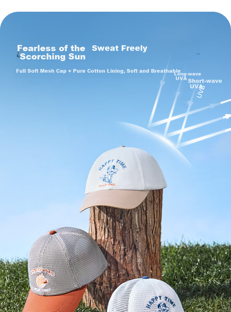 BALABALA Kids Baseball Cap Summer Boys Girls Sun Hat Embroidered Fashion Cute 208225160206 2