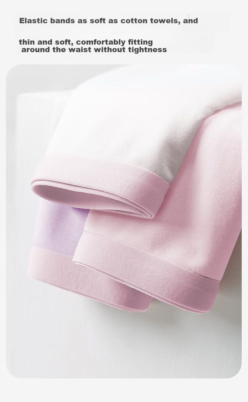 Jiusuiban Children's Underwear Girls A-Class Moisture-Wicking Antibacterial Silk Gusset Boxer Briefs for Older Kids 7A / 3 Pieces 7