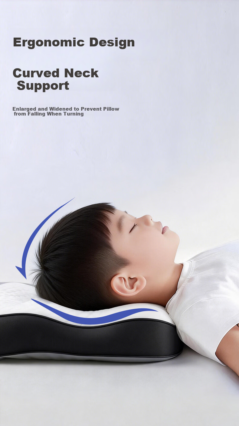 Grace Class A Baby Pillow Children's Pillow Parent-Child Pillow Zoned Pillow Student Dormitory Pillow Core Adult Kindergarten Cervical Pillow 7