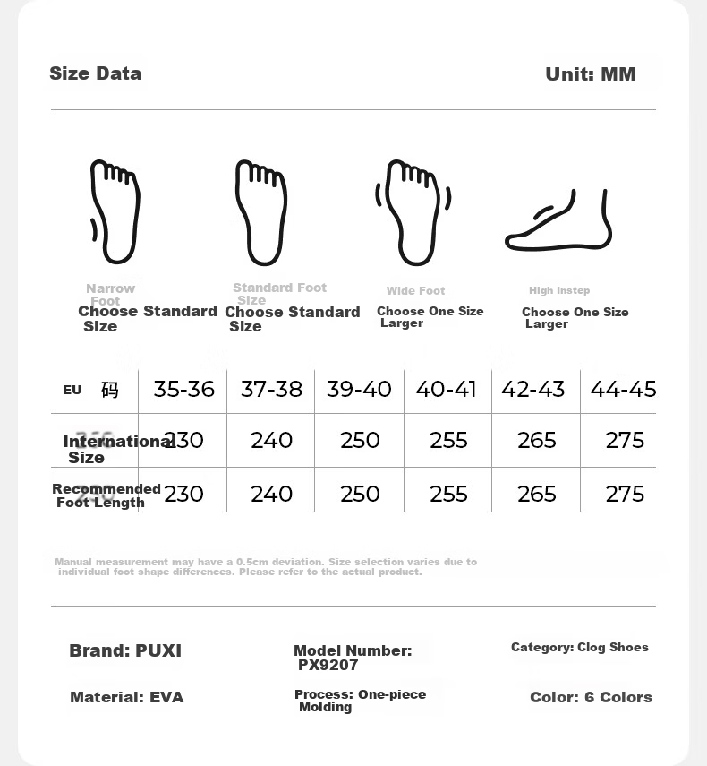 Puxirouman Soft Sole Hollow Out Shoes Women Outdoor Comfort 2026 Summer Beach Shoes EVA Non-Slip Closed Toe Slippers Men 17