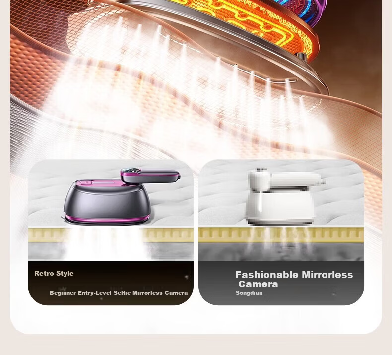 Quanshang [German Brand | Foldable Portable] Home Garment Steamer Large Steam Electric Iron 2026 New Dual-Use Dry and Wet Care Machine Travel Ironing Device 18