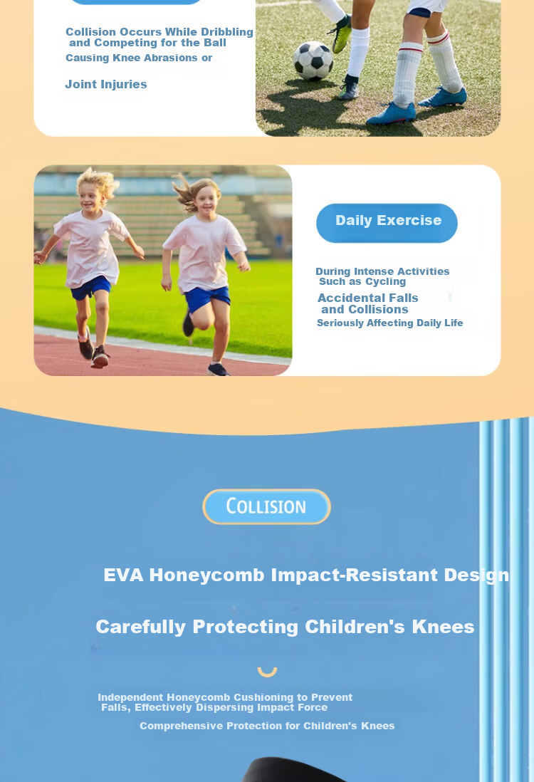 Ousen Kids Cycling Gloves and Knee Pads Set Anti-Fall Thickened Dance Knee Protection for Girls Summer Thin Version 4