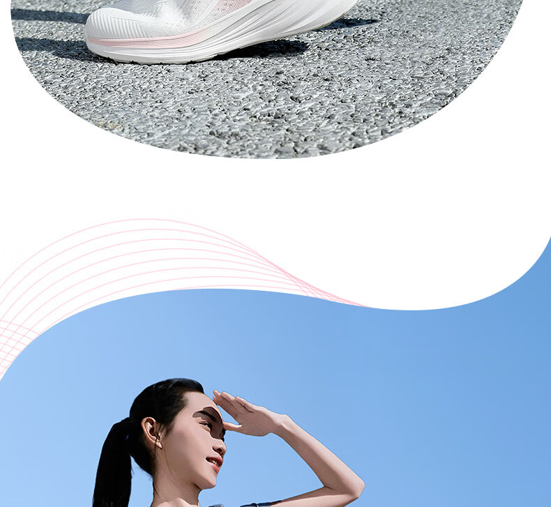 Warrior Women's Sports Shoes 2026 Summer New Breathable Soft Sole Casual Lightweight Running Shoes 1243 Pink Size 38 24