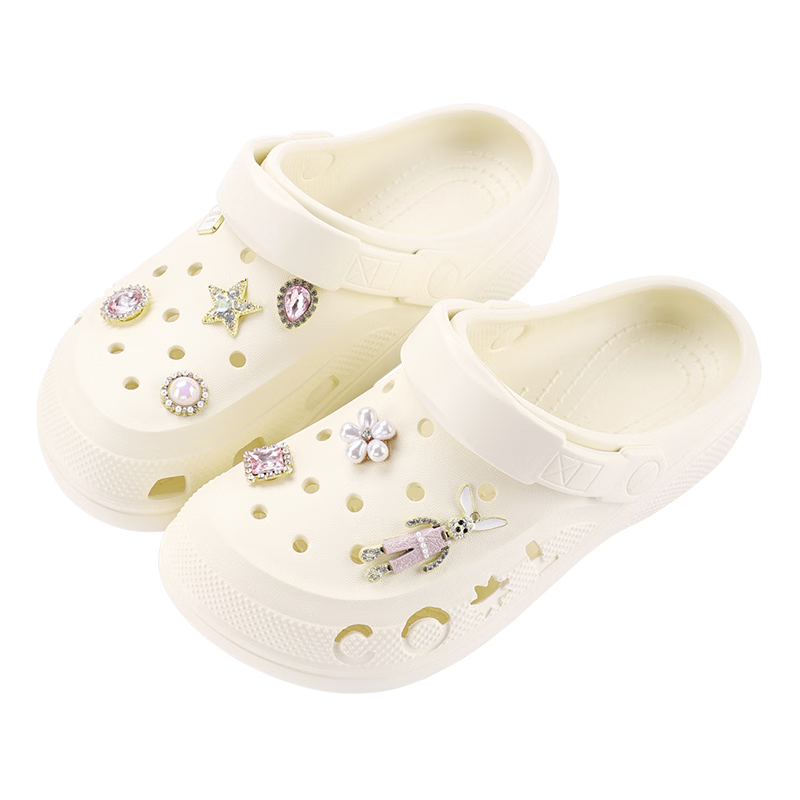 BALABALA Kids Girls Summer EVA Beach Clogs Soft Comfortable Outdoor Sandals