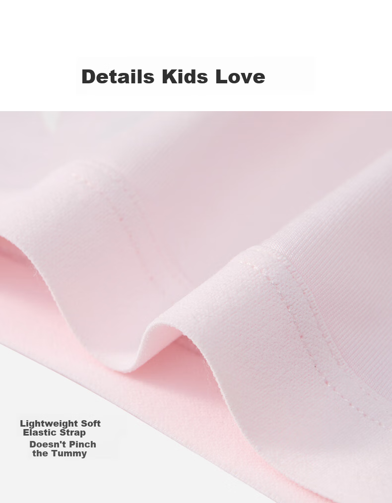 Like UU Girls' Developmental Safety Underwear Moisture-Wicking Antibacterial 5A Period Leak-Proof Comfort Panties 10
