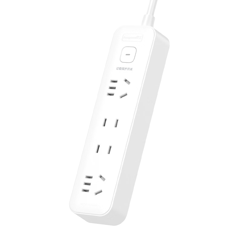 Lengon Safety Power Strip, Master Control 4-Outlet Combination Socket 1.8 Meters, Power Bar/Extension Cord/Power Strip for Dormitory, Home, Office Use R122-1.8