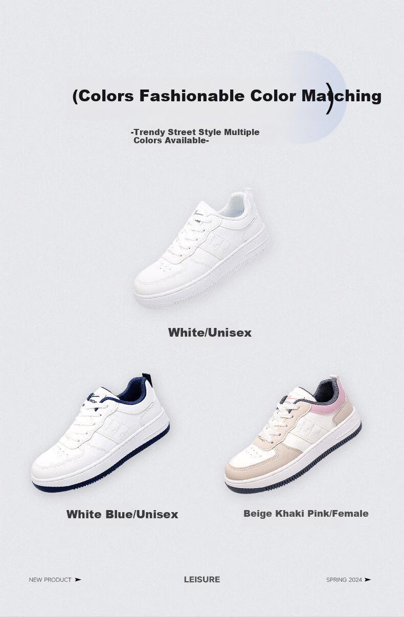 Warrior Official Women's Sneakers Summer New Versatile Student Lightweight White Shoes White 36 3