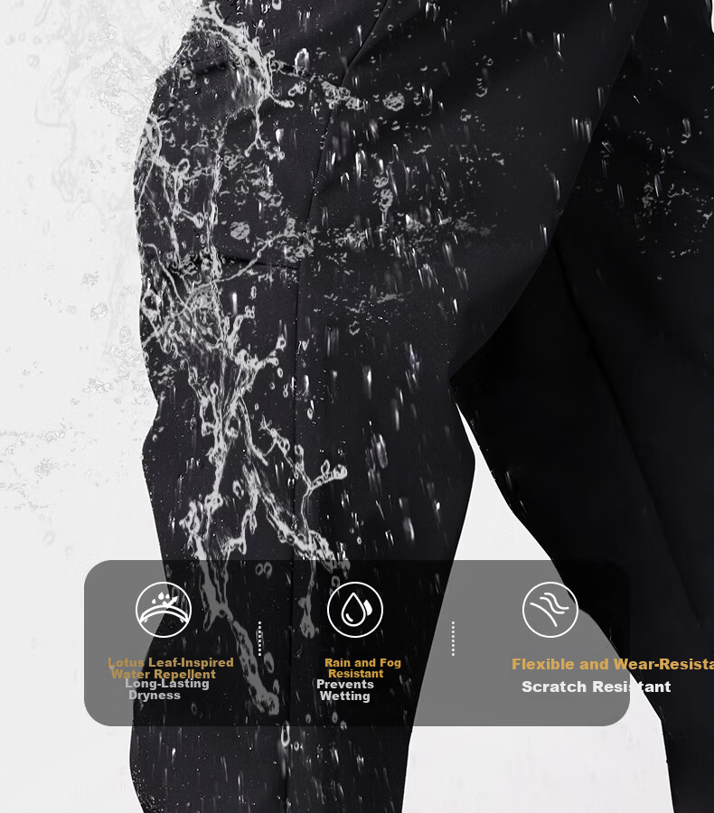CAMEL [Wang Junkai Edition] Outdoor Ski Pants Men Fleece Lined Warm Water-Repellent Loose Work Pants Women 1684 8