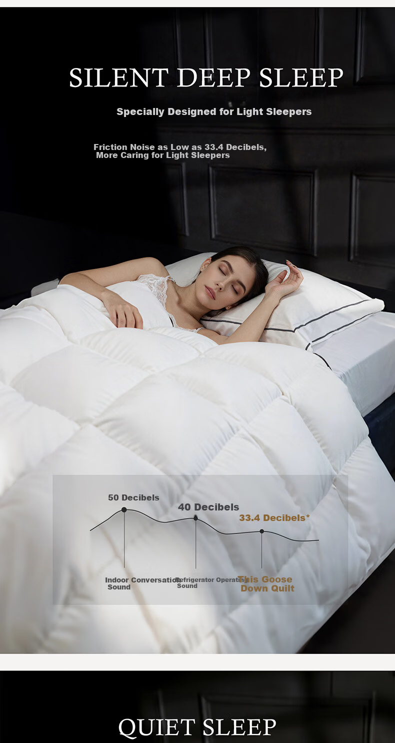 Mercury Home Textiles × JDear JD.com Collaboration Jingyu Pro 95% White Goose Down Quilt Winter Comforter 6