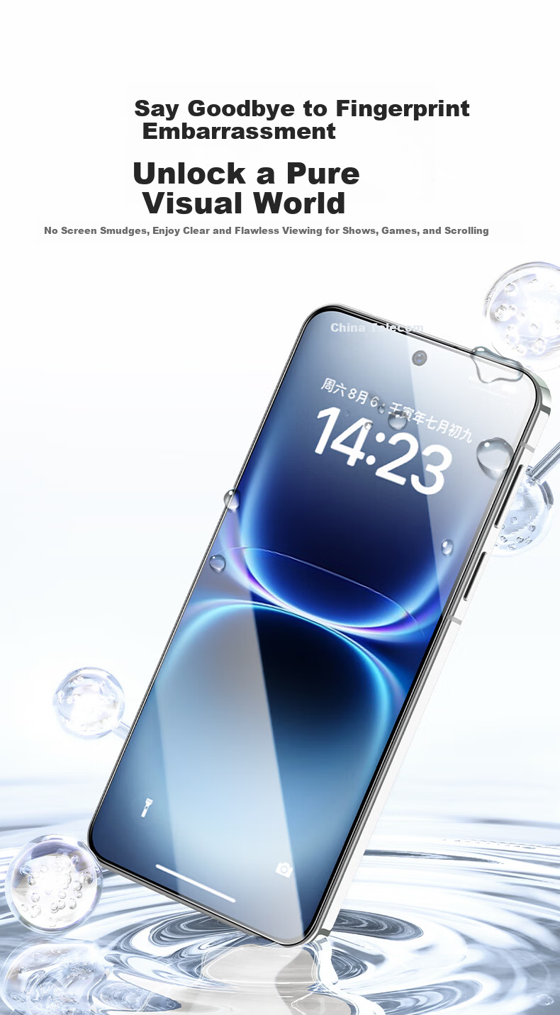 LLUNC [2-Pack] Tempered Glass Screen Protector for vivo IQOO 15 Ultra, Full Coverage, Ultra-Clear, Ultra-Thin, Anti-Fingerprint, Shockproof Protective Film 4
