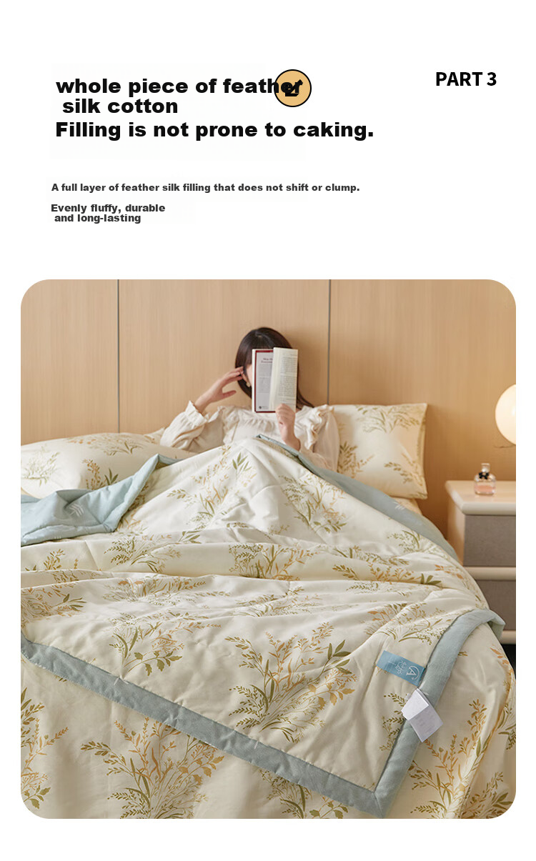 Wuyinliangpin Children's Summer Cooling Quilt, Air Conditioning Blanket, Infant And Toddler Nap Quilt for Kindergarten, Spring And Autumn Thin Quilt, Spring Style, 100x150cm 6
