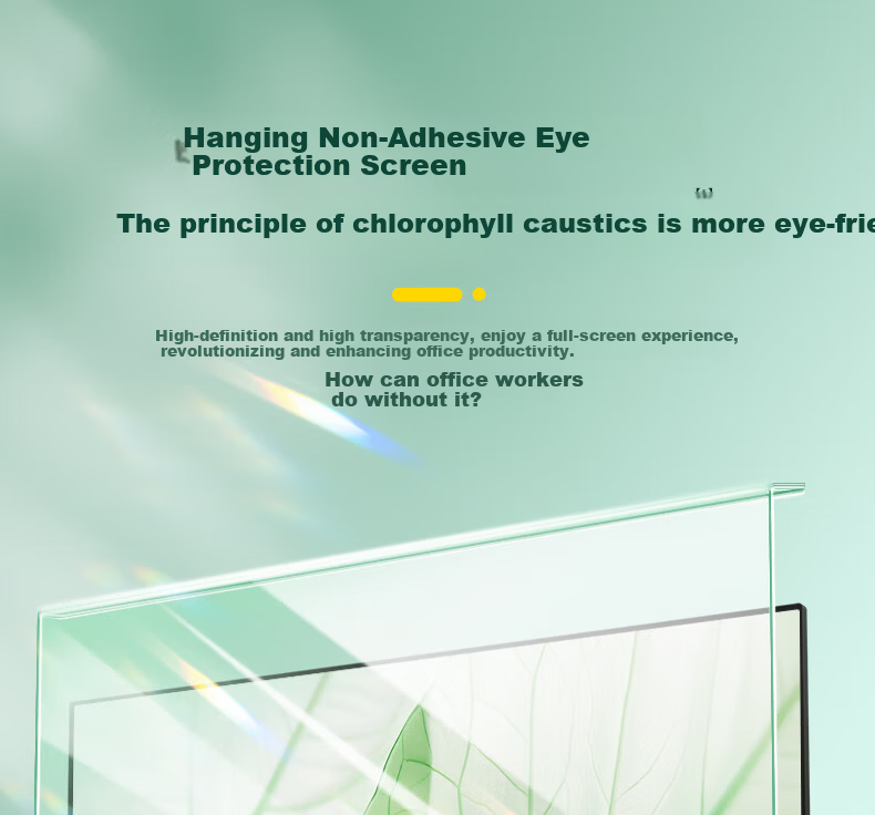 Youpin Anti-Blue Light Screen Protector for Monitor and Laptop, Radiation Shield Eye Protection Blue Light Filter Film, Acrylic Hanging Cover, 13.3 Inch 16:10 1