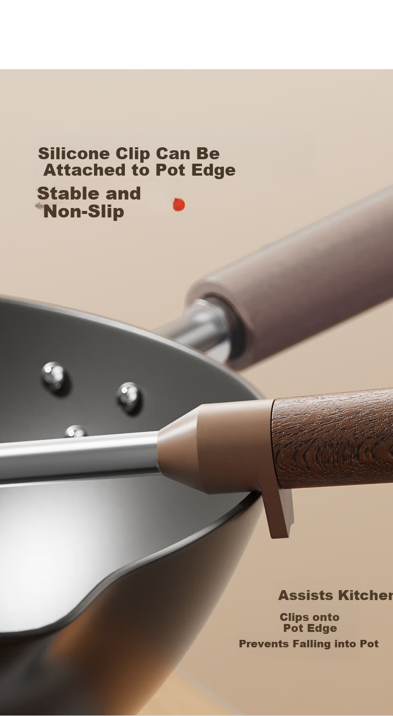 ASD Stainless Steel Mushroom Shaped Spatula Cooking Spoon Large Chinese Iron Wok Turner Food Grade Household Frying Spatula 10