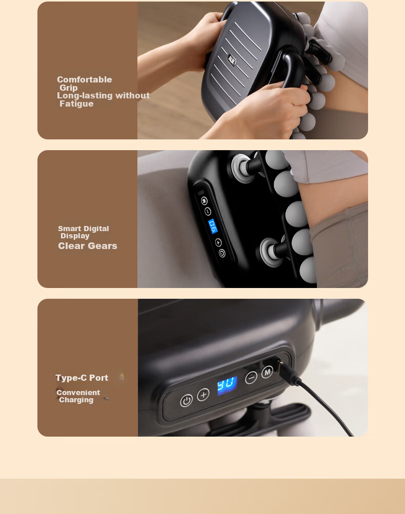 AUX Fascia Gun HO1 Fat Burning Shaking Machine Lazy Waist and Abdomen Slimming Belt Full Body Vibration Massage Fitness Abdominal Muscle Neck Fascia Massager 18